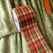 Designer’s Shop WR 63-5107 2.5” x 10 yard Fall Festival Autumn Gingham Orange / Green / Cream Plaid wired edge ribbons